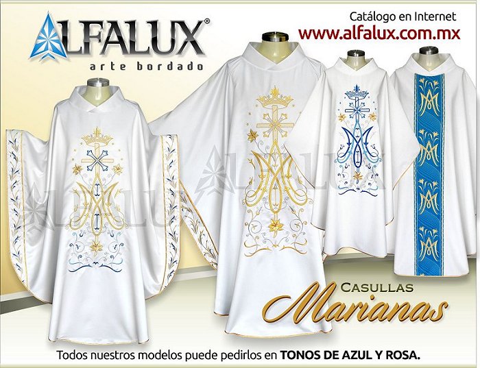 24 Mariana Doble Blanco Dorado Azul 34